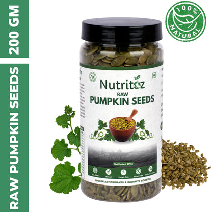 Nutritoz Natural Raw Chia Seeds, Flax Seeds, Pumpkin Seeds Combo Packs rich in Omega-3, Fiber, Minerals, Antioxidants.